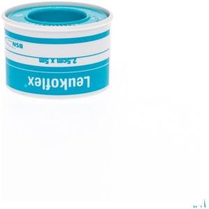 Leukoflex Deksel Kleefpleister 2,5cm0x5m 0112200