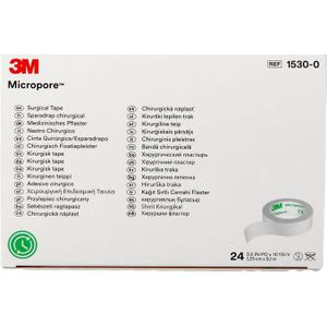 Micropore 3m Hechtpleister 12mmx9,14m Rol 24 1530  -  3M