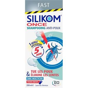 Silikom Once Shampoo Tegen Luizen & Neten 200 ml  -  EG