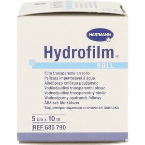 Hydrofilm - Fixatiepleister - Transparant - 10 m x 5 cm - Ademend Polyurethaan