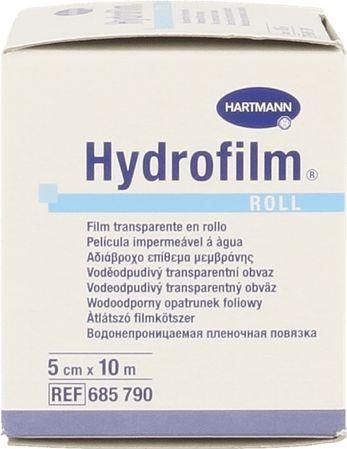 Hydrofilm - Fixatiepleister - Transparant - 10 m x 5 cm - Ademend Polyurethaan