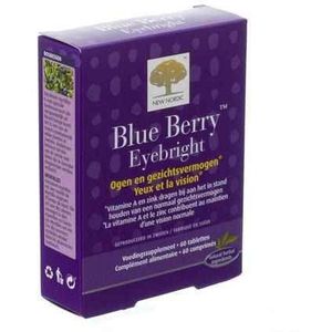New Nordic Blue Berry Eyebright Tabletten 60  -  Ocebio