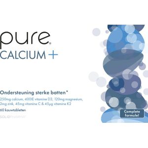 Pure Calcium+ Kauwtabl 60