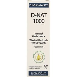 D-Nat 1000 Flacon Druppels 20 Ml Physiomance PHY269  -  Therascience