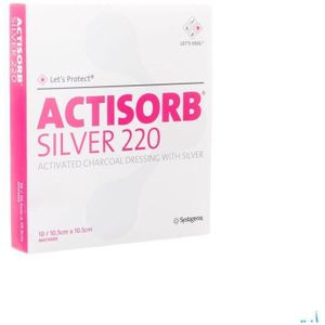Actisorb Silver 220 Kp 10,5x10,5cm 10 Mas105de  -  Gd Medical