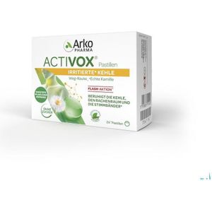 Activox Verzachtend Keel Munt-eucalyptus Past 24  -  Arkopharma