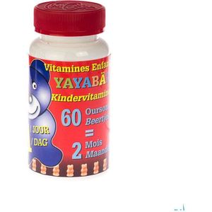 Yayabar Multivitaminen Beertjes Bonbons 60