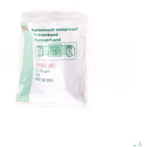 Stella Drukverband Steriel 7x10cm 36265  -  Lohmann & Rauscher