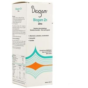 Biogam Zn Flacon 60 ml  -  Sterop