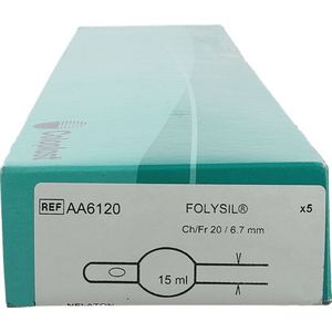 Folysil 2-Weg Nel Sil Cath 15  ml 41Cm Ch20 5  -  Coloplast