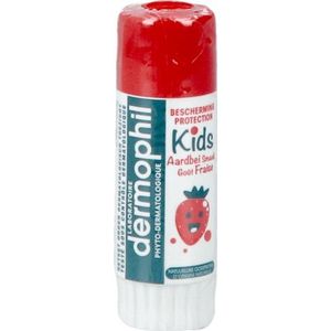 Dermophil Berscherming Lippen Kids Aardbei Stick4 gr