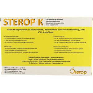 Sterop K Ampullen 10x10 ml  -  Sterop