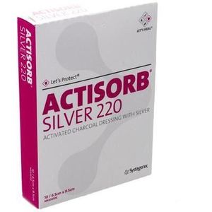 Actisorb Silver 220 Kp 9,5x 6,5cm 10 Mas065de  -  Gd Medical