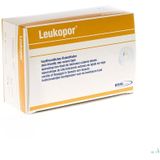Leukopor - Hechtpleister - Wit - Non-woven Polyester/Viscose - 9,2m x 1,25cm