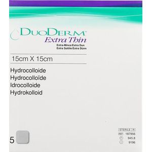 Duoderm Extra Dun Verband Hydro 15cmx15cm 5 H7956  -  Convatec