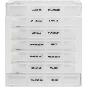 Eureka Care Pillendoos Transparant 1 Week  -  Eureka Pharma