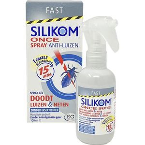Silikom Once Spray Anti Luizen 100 ml  -  EG