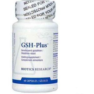 Biotics GSH-Plus (gereduceerd glutathion) 60 capsules  -  Energetica Natura