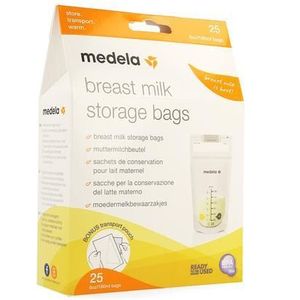 Medela Zakjes Voor Moedermelk 180  ml 25  -  Medela