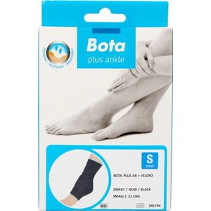 Bota Plus Enkelstuk+Velcro Zwart S