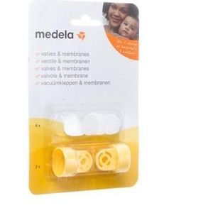 Medela Vacuum Set 2 Kleppen + 6 Membranen 8000727  -  Medela