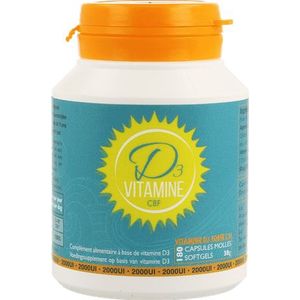 Vitamine D3 Cbf 2000UI Softgels 180