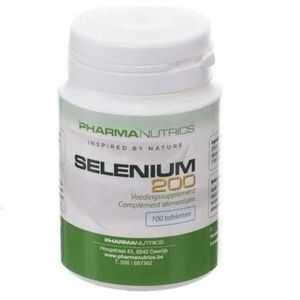 Selenium 200mcg Tabletten 100 Pharmanutrics  -  Pharmanutrics