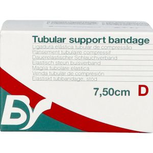 Pharmex - Elastisch Buis Steunverband - 7,5cm x 1M - Geschikt voor Ondersteuning