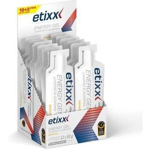 Etixx Ginseng & guarana Energy Gel Passion Fruit 12x50 gr