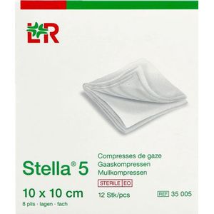 Stella 5 Kompres Steriel 10x10cm 12 35005  -  Lohmann & Rauscher