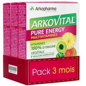 Arkovital Pure Energy 3maand Tabletten 3x30 - Arkopharma