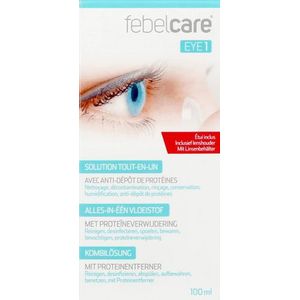 Febelcare Eye 1 Vloeist.contactlens All In 1 100 ml