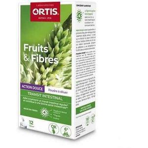 Ortis Vruchten & Vezels Milde Werking Sticks12X10 g