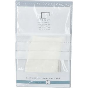 Dermat Handsch 2 Large 100% Katoen  -  Dermat