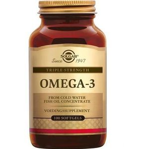 Solgar Omega 3 Triple Strength Softgel 100  -  Solgar Vitamins