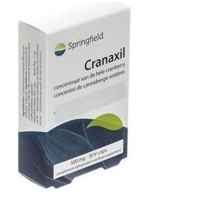 Cranaxil Cranberryconc. 500 mg Springfield Capsule 30  -  Springfield Nutraceuticals