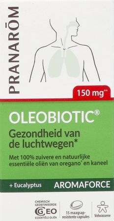 Pranarôm - OLEOBIOTIC - Voedingssupplement - Ondersteuning Luchtwegen