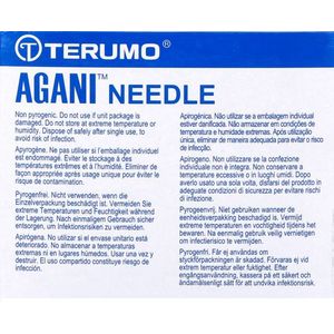 Terumo Naald Agani 27G 5/8 Rb Grijs 100  -  Terumo Europe