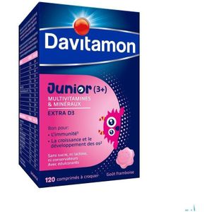 Davitamon Junior Framboos V1 Tabletten 120