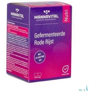 Mannavital Gefermenteerde Rode Rijst V-Caps 60