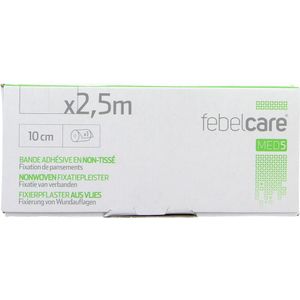 Febelcare Med5 Fixatiepleist. N-woven 10cm 2,5m 1
