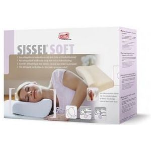 Sissel Soft M Hoofdkussen Visco-elast Medium + sloop  -  Sissel