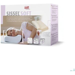 Sissel Soft M Hoofdkussen Visco-elast Medium + sloop  -  Sissel