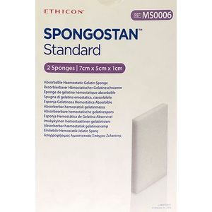 Spongostan Standaard 70x50x10mm 2 Ms0006