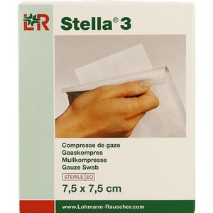 Stella 3 Kompres Steriel 7,5x7,5cm 20 35003  -  Lohmann & Rauscher