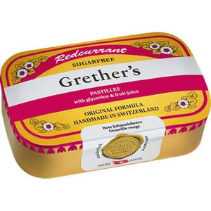 Redcurrant Grethers Sugarless Vit C 110 gr  -  Melisana