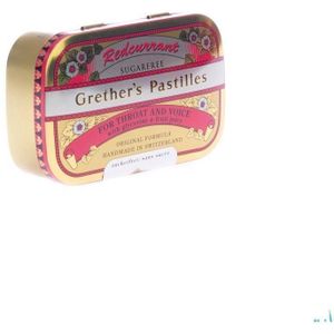 Redcurrant Grethers Sugarless Vit C 110 gr  -  Melisana