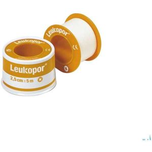 Leukopor Deksel Kleefpleist. 2,50cmx5,0m 1 0247200