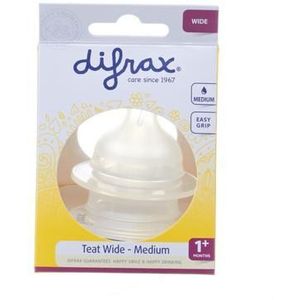 Difrax Flessenspeen Natural Wide Medium 676  -  Difrax