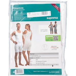 Suprima - 4696 - Body - Wit - Z/Mouw + Rugrits